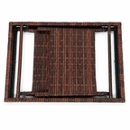 Folding Outdoor Rattan Side Table