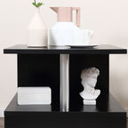Modern S-Shaped Accent Side Table