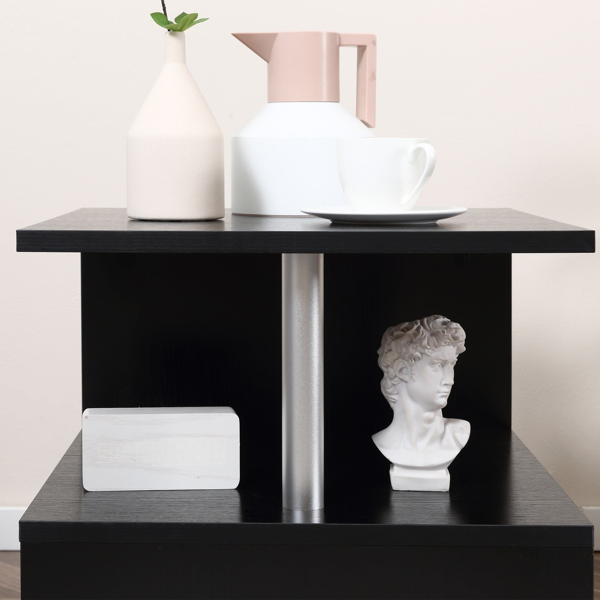 Modern S-Shaped Accent Side Table
