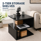 Modern S-Shaped Accent Side Table