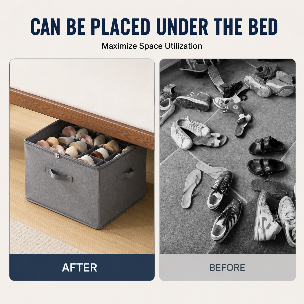 Under Bed Shoe Storage Organizer