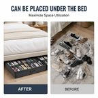 Under Bed Shoe Storage Organizer (Set of 2)