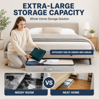 Under Bed Storage Containers with Clear Lids (Set of 2)