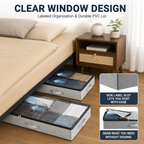 Under Bed Storage Containers with Clear Lids (Set of 2)