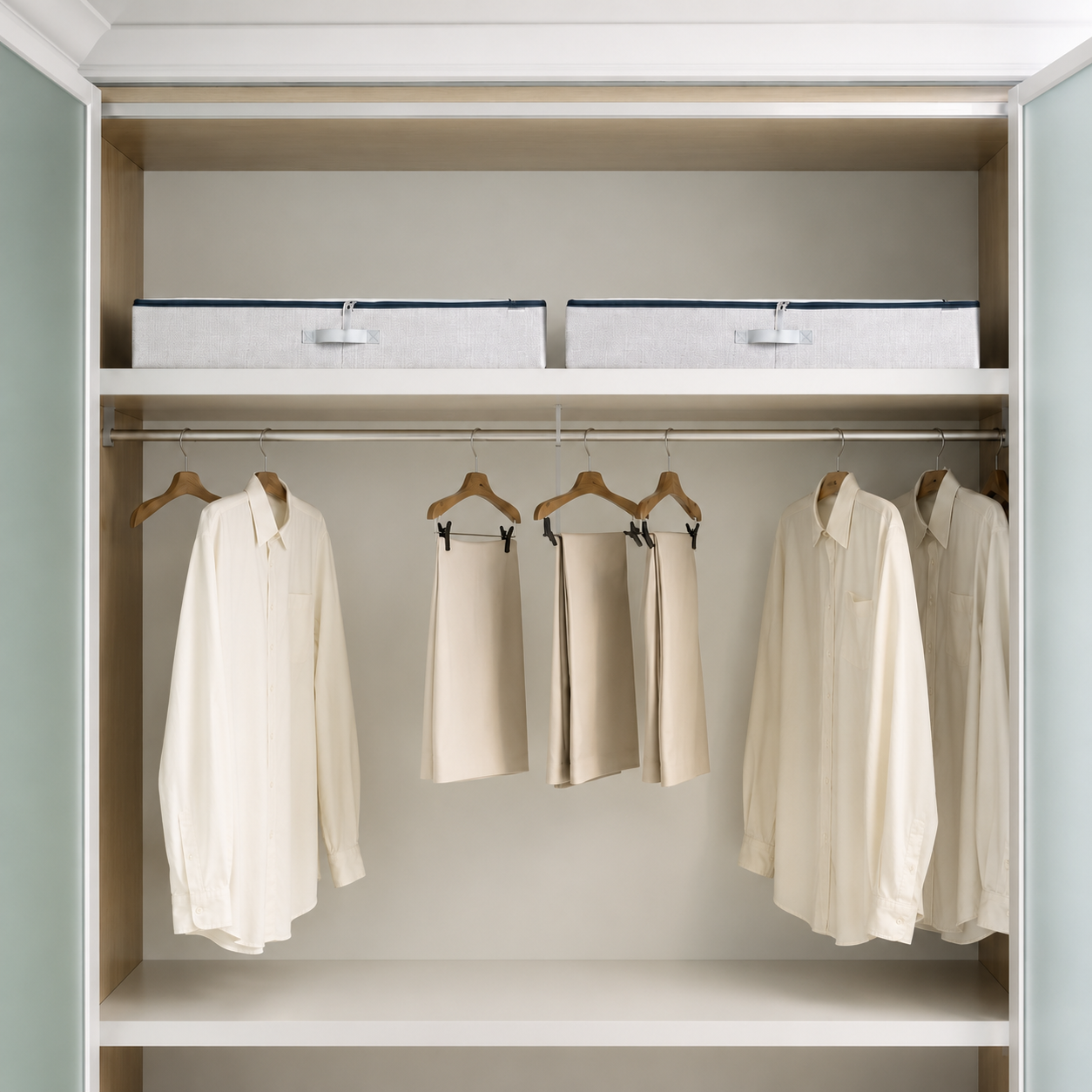Under Bed Storage Containers with Clear Lids (Set of 2)