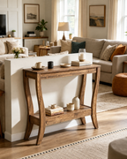 Solid Wood Farmhouse Console Table