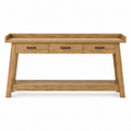 70.9" Farmhouse Console Table with 3 Drawers