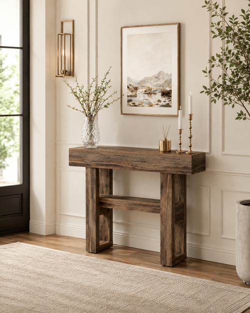 41.3" Farmhouse Console Table