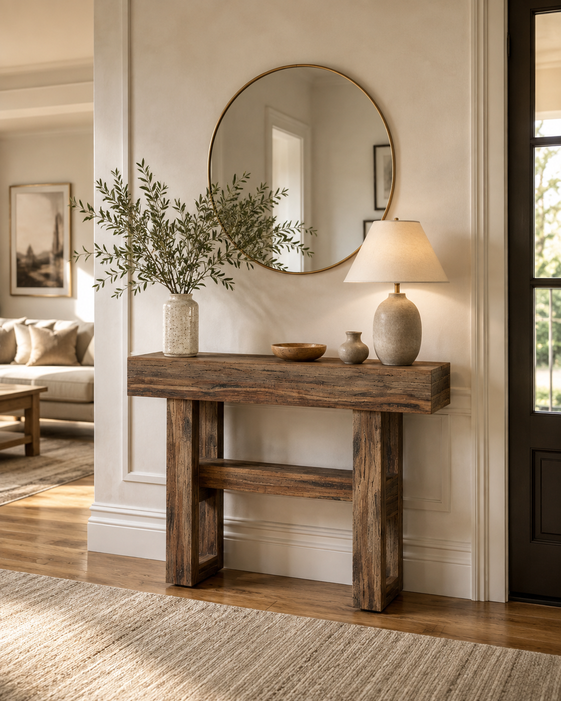 41.3" Farmhouse Console Table