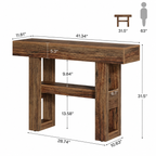 41.3" Farmhouse Console Table