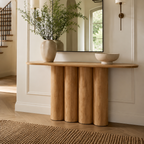 66.93" Mid-Century Modern Console Table