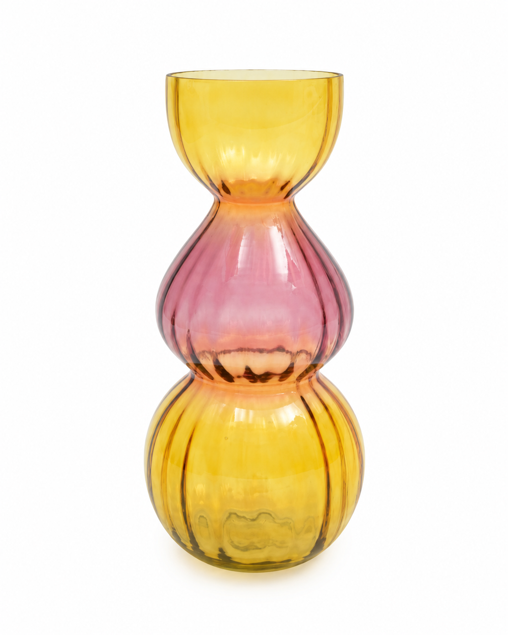 Amber Bubble Vase