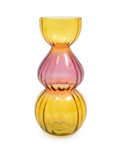 Amber Bubble Vase