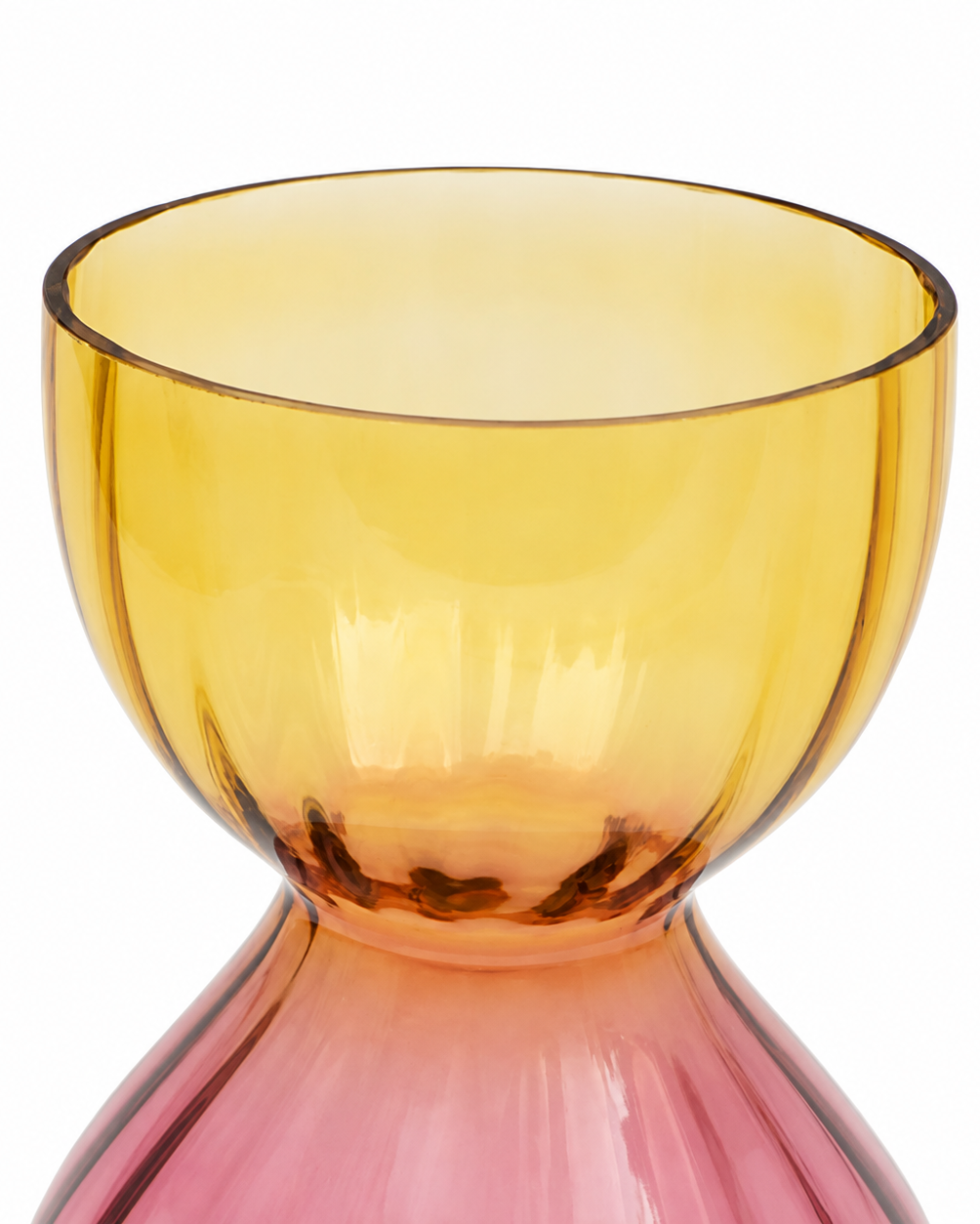 Amber Bubble Vase
