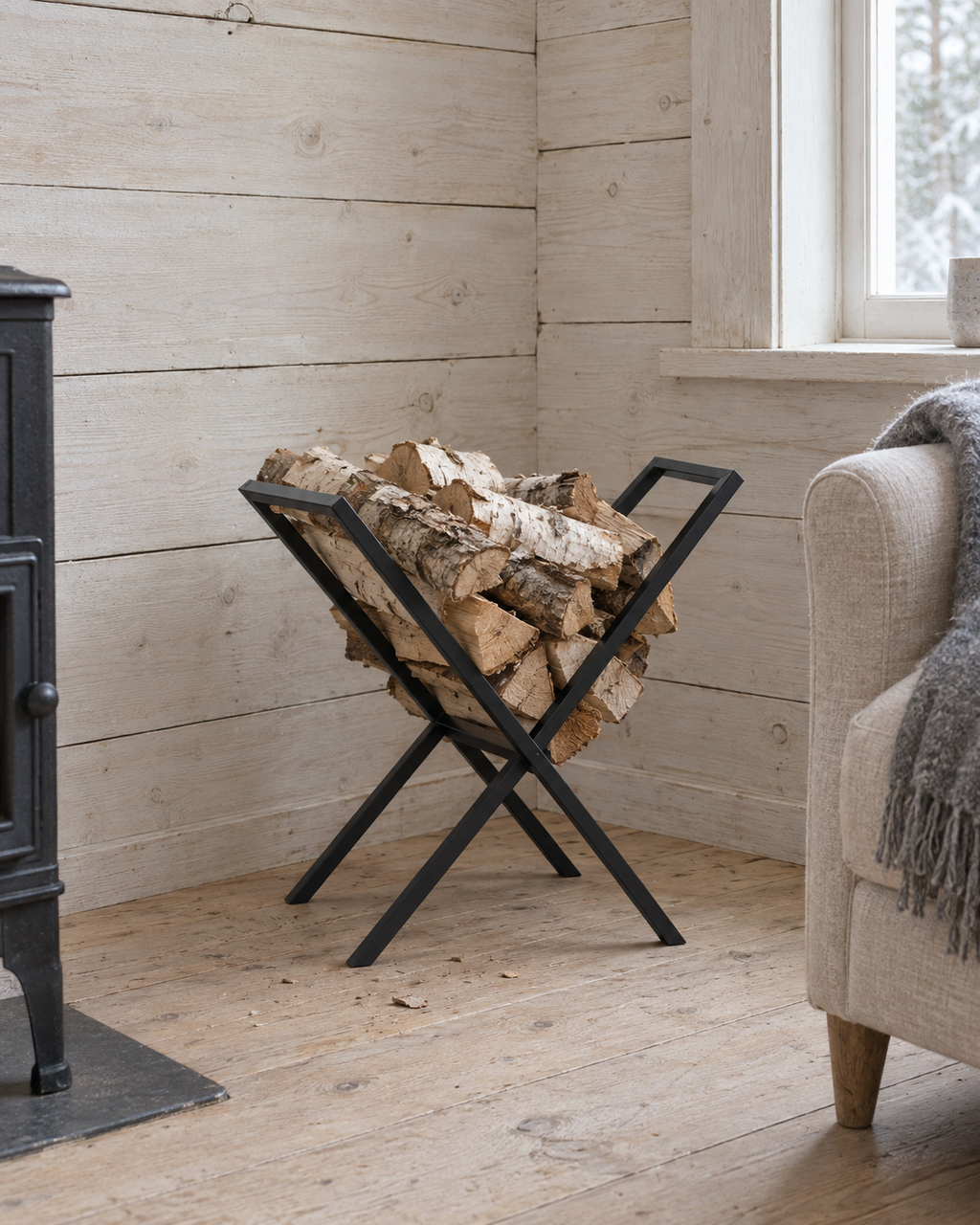 Cross Log Rack