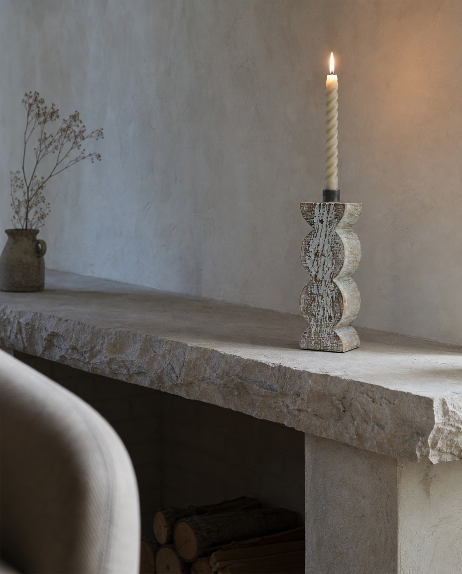 Hourglass Candle Holder