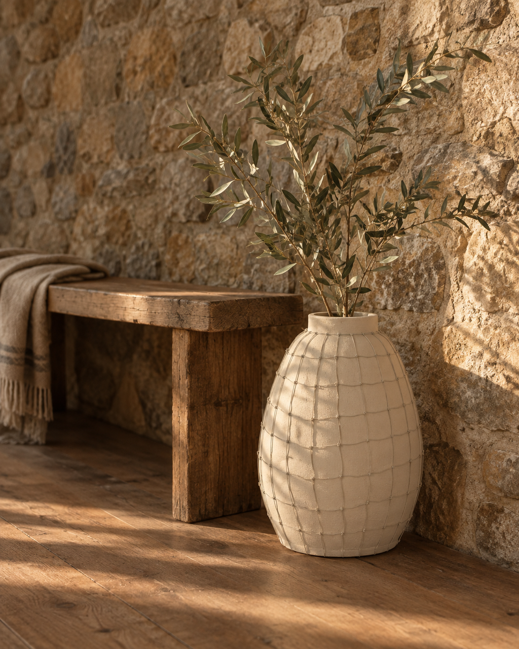 Netted Vase