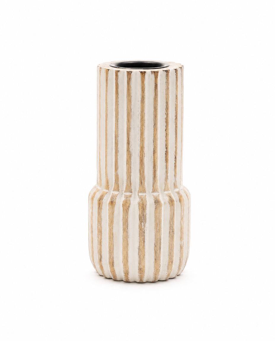 Reeded Candle Holder
