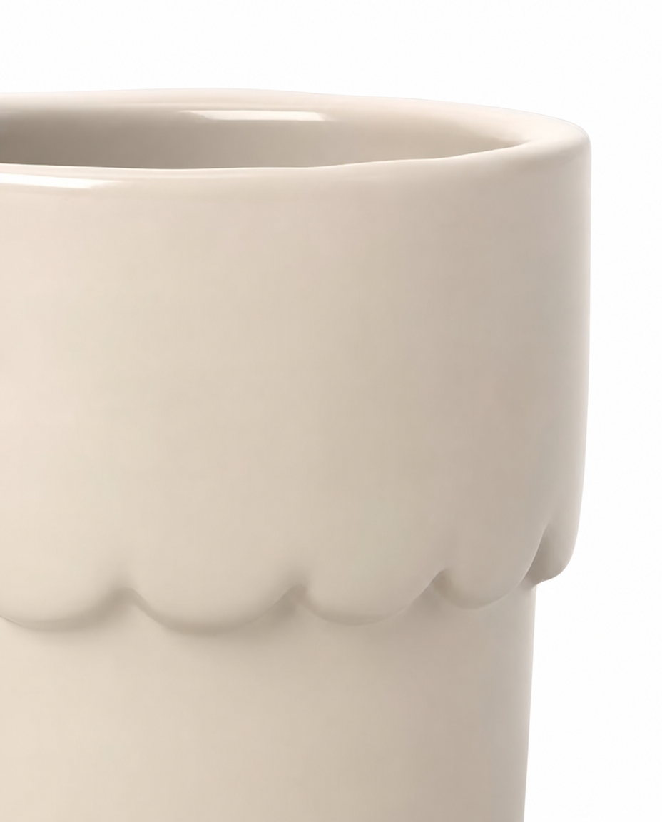 Scalloped Planter
