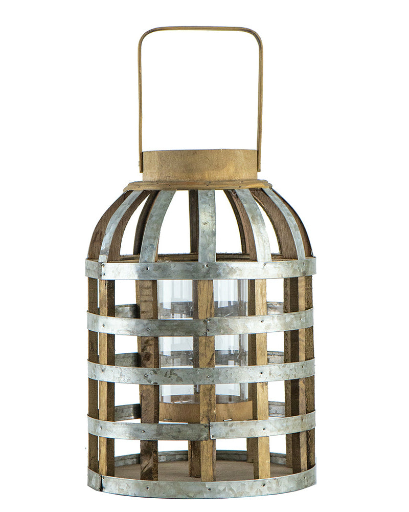 Wood & Metal Lantern