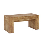 48" Farmhouse Coffee Table with Hidden Storage Drawer