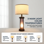 Rustic Bedside Lamps
