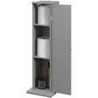 Slim 3-Tier Bathroom Storage Tower - Slate Grey