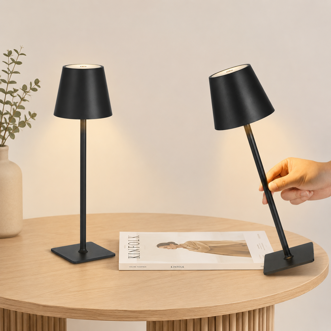 Cordless Table Lamp Duo