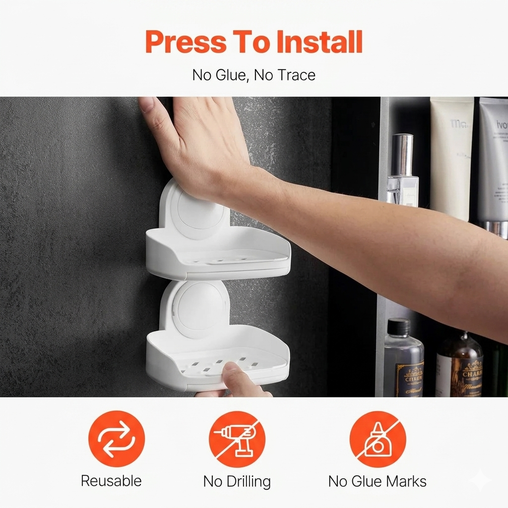 Double Layer Soap Dish Holder