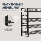 Stackable Spice Rack Organizer for Cabinet & Countertop
