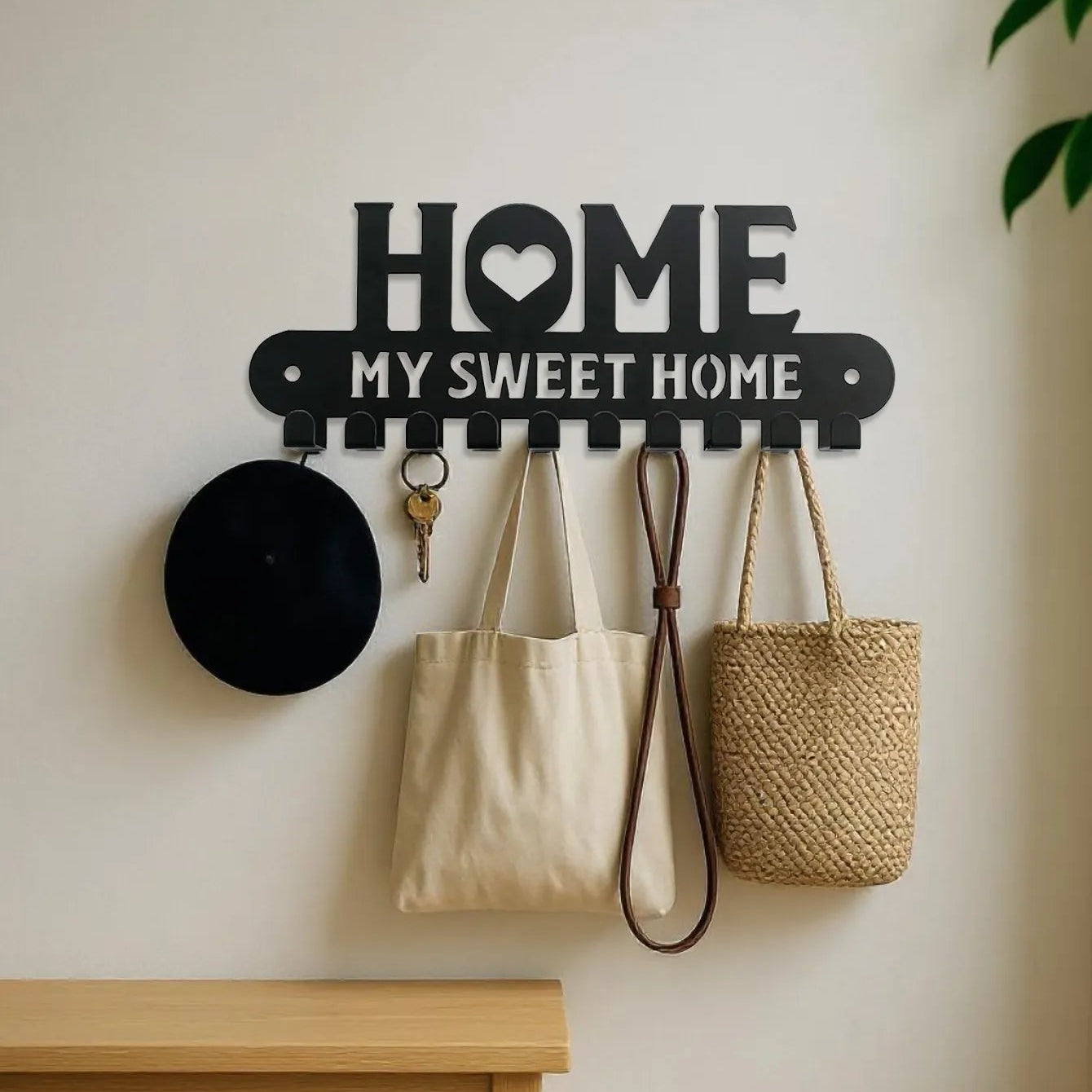 Sweet Home Wall Hook Rack