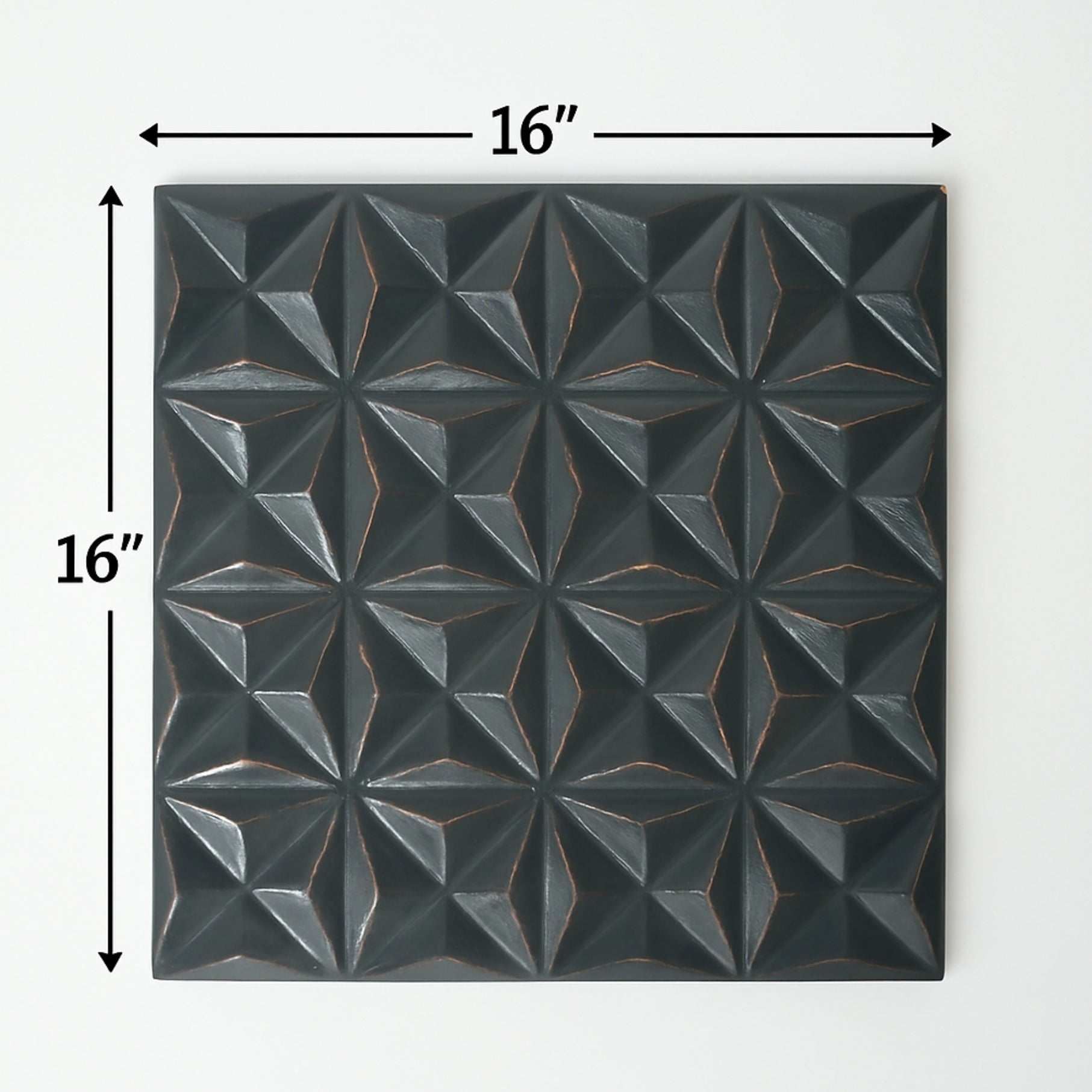 Artisan Geometric Carved Wood Wall Art