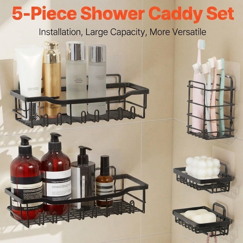 Shower Caddy Set — 5 Pieces