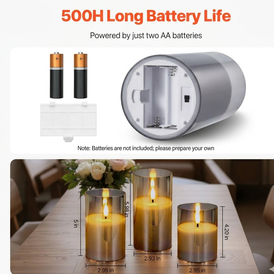 Flameless LED Candles