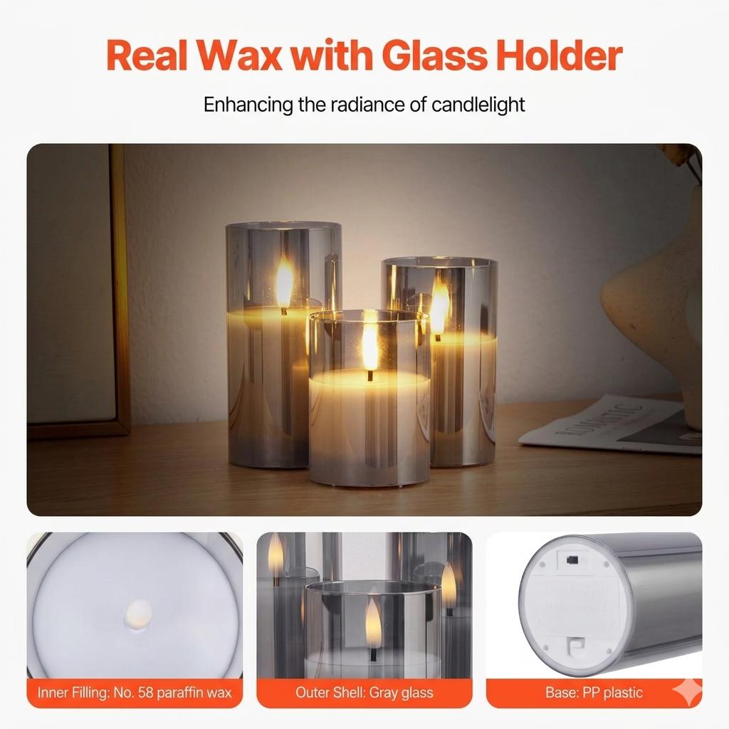 Flameless LED Candles