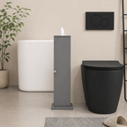 Slim 3-Tier Bathroom Storage Tower - Slate Grey