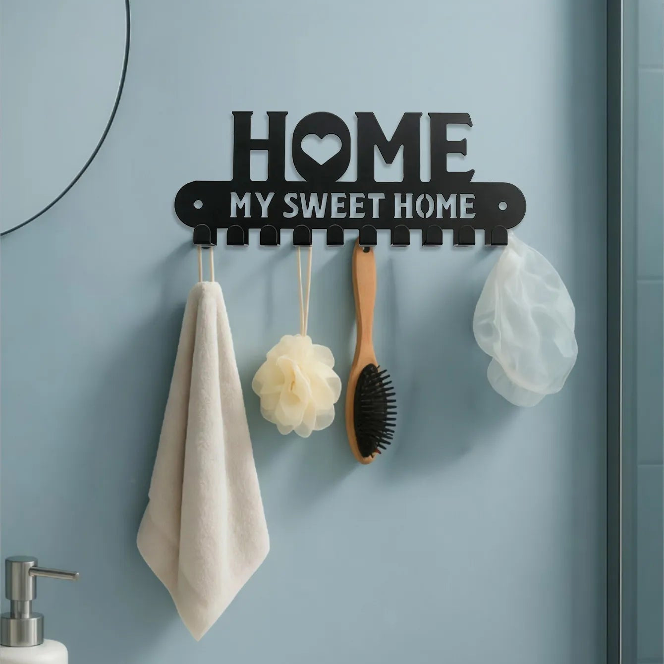 Sweet Home Wall Hook Rack