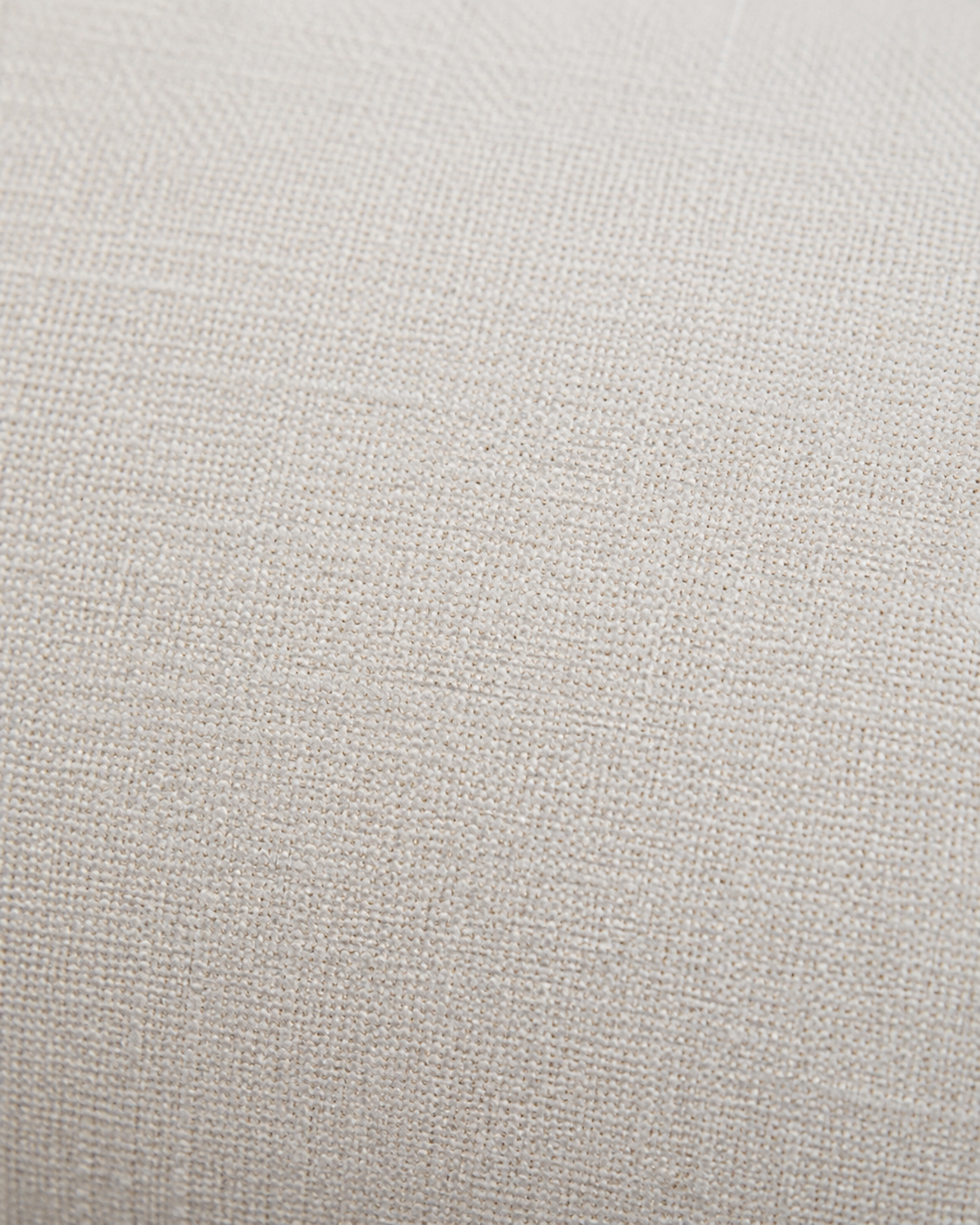 A close-up of a light beige woven fabric texture with a fine linen-like weave pattern.